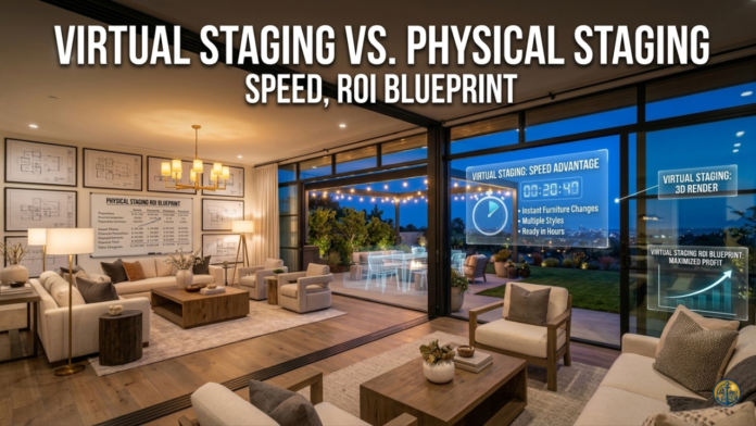 Virtual Staging vs. Physical Staging Speed, ROI Blueprint