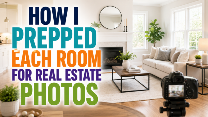 How I Prepped Each Room for Real Estate Photos