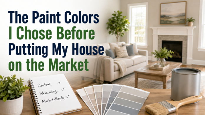 Paint Colors I Chose Before Putting My House on the Market