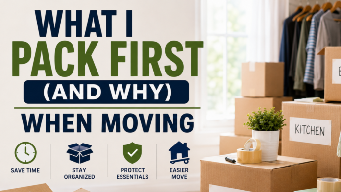 What I Pack First (and Why) When Moving